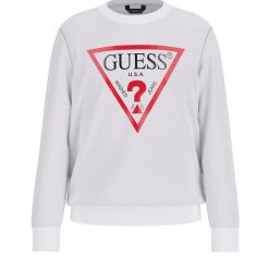 GUESS Mπλούζα μακρυμάνικη με λογότυπο αγόρι L73Q09KAUG0-G011 Λευκό