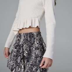 Alternative view of MELIN ROSE Φούστα balloon digital print snake MRW25/26-2111 Snake print