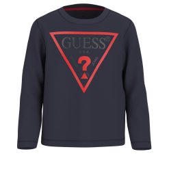 GUESS Mπλούζα μακρυμάνικη με λογότυπο N84I24K8HM0-G7V2 Ναυτικό μπλε