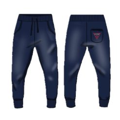 GUESS Παντελόνι φόρμας αγόρι N93Q17KAUG0-G7V2 Nαυτικό μπλε