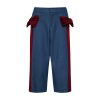 T6588 Not Just Another Red Bow Denim Pants Denim