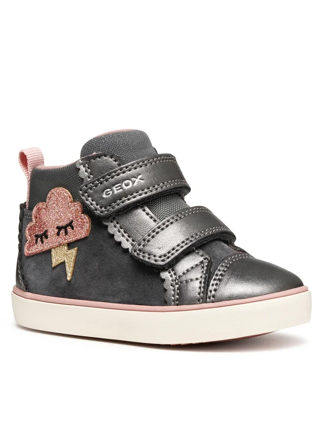 GEOX BABY GIRL ΜΠΟΤΑΚΙΑ B. Gisli D B561MD 022NF C9002 ΓΚΡΙ - Image 2
