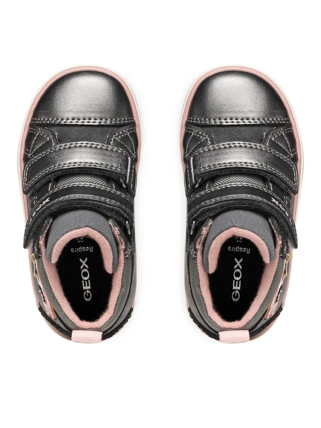 GEOX BABY GIRL ΜΠΟΤΑΚΙΑ B. Gisli D B561MD 022NF C9002 ΓΚΡΙ - Image 4