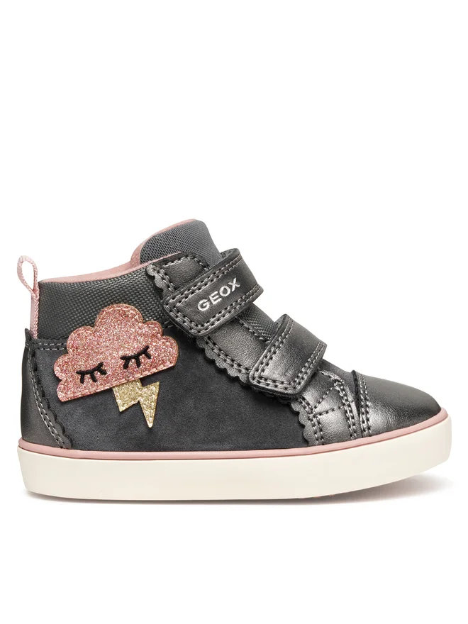 GEOX BABY GIRL ΜΠΟΤΑΚΙΑ B. Gisli D B561MD 022NF C9002 ΓΚΡΙ