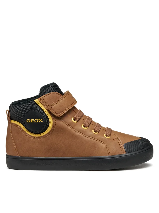 GEOX ΜΠΟΤΑΚΙΑ JUNIOR BOY J Gisli B F J465CC 0MEFU C0202 ΚΑΦΕ