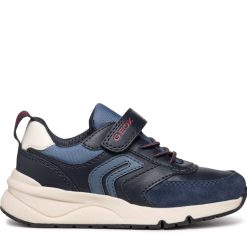 GEOX SNEAKER JUNOR BOY J Rooner Boy B.D J46H0D 054FU C4244 ΜΠΛΕ
