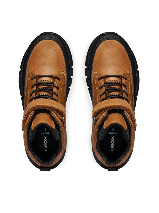 GEOX ΜΠΟΤΑΚΙΑ JUNIOR BOY J Flexyper B A J369BA 0CLFU C6002 ΚΑΦΕ - Image 5