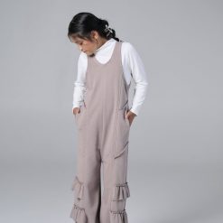 Alternative view of MELIN ROSE Ολόσωμη φόρμα φούτερ MRW25/26-760 Mπεζ