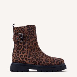 GIOSEPPO ΠΑΙΔΙΚΕΣ ΨΗΛΕΣ ΜΠΟΤΕΣ LEOPARDO TINTAH 76774 ΚΑΦΕ