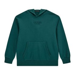 GUESS Παιδικό φούτερ με κουκούλα L5YQ25KAV34-F83J Πράσινο