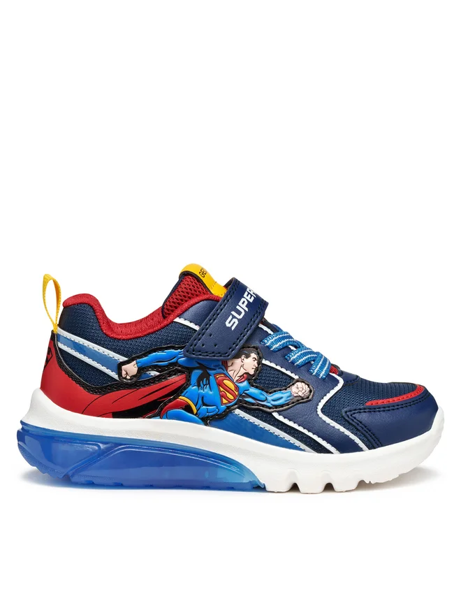 GEOX JUNIOR BOY SUPERMAN J CIBERDRON B J56LBD 05411 C0200 ΜΠΛΕ