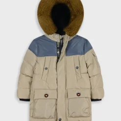 ENERGIERS Μπουφάν με κουκούλα 12-125101-1 Άμμος