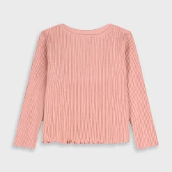 Alternative view of ENERGIERS Μακρυμάνικη ριπ μπλούζα 15-125328-5 Ροζ