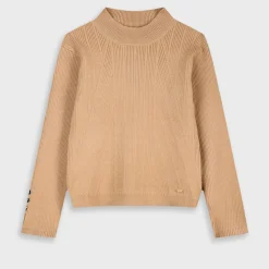 ENERGIERS Μακρυμάνικη ριπ μπλούζα 16-125203-6 Μπεζ