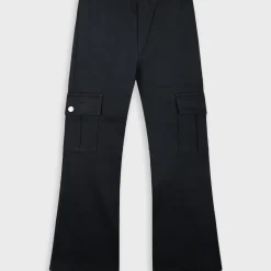 ENERGIERS Παντελόνι cargo flared 16-125240-2 Μαύρο