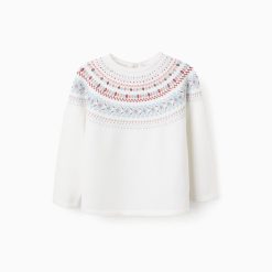 ZIPPY Μπλούζα μακρυμάνικη κορίτσι 31074213041 Λευκό