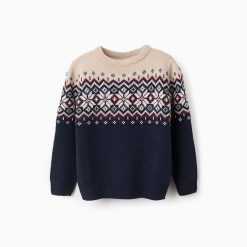 ZIPPY Μπλούζα πλεκτή αγόρι 31074289006 Μπλε σκούρο