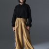 MELIN ROSE Παντελόνα καμπάνα MRW25/26-3302 Χρυσό