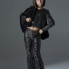 MELIN ROSE Σετ παγιέτα με Κολάν καμπάνα MRW25/26-6209 Μαύρο