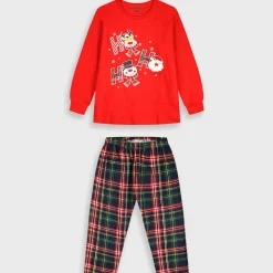 ENERGIERS Χριστουγεννιάτικη unisex πυζάμα 32-125550-9 Kαρό