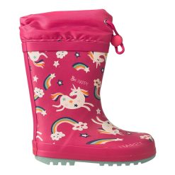 CHILDRENLAND ΓΑΛΟΤΣΕΣ ΚΟΡΙΤΣΙ UNICORN MAGIC YL-8100 ΦΟΥΞΙΑ