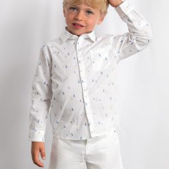 Alternative view of MAYORAL Βερμούδα αγόρι 26-00204-044 Λευκό