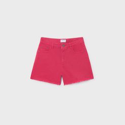 MAYORAL Παντελόνι κοντό κορίτσι 26-00275-067 Κερασί