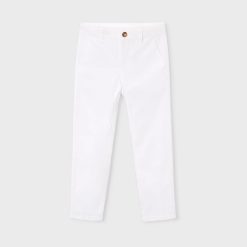 MAYORAL Παντελόνι μακρύ αγόρι 26-00512-072 Λευκό