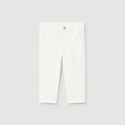 MAYORAL Παντελόνι μακρύ αγόρι 26-00522-039 Κρεμ