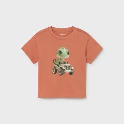 MAYORAL Μπλούζα ζωάκια μωρό 26-01008-083 Πoρτοκαλί