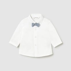 MAYORAL Πουκάμισο Νεογέννητο 26-01101-010 Λευκό