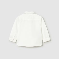 Alternative view of MAYORAL Πουκάμισο μωρό 26-01115-072 Κρεμ