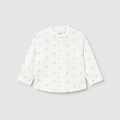 MAYORAL Πουκάμισο μωρό 26-01116-037 Κρεμ