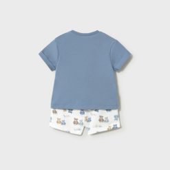 Alternative view of MAYORAL Σετ παντελόνι κοντό Νεογέννητο 26-01277-044 Mπλε απαλό