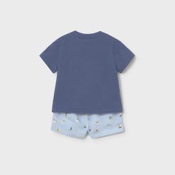 Alternative view of MAYORAL Σετ παντελόνι κοντό Νεογέννητο 26-01281-047 Ναυτικό μπλε