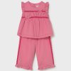 MAYORAL Σετ παντελόνι μακρύ μωρό 26-01514-010 Ροζ