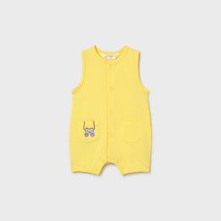 Alternative view of MAYORAL Σετ δύο φορμάκια και καπέλο Νεογέννητο 26-01616-072 Μουσταρδί