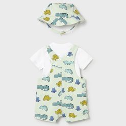 Alternative view of MAYORAL Σετ σαλοπέτα Νεογέννητο 26-01624-052 Πράσινο