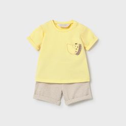 Alternative view of MAYORAL Σετ μακό Νεογέννητο 26-01652-037 Κίτρινο