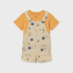 MAYORAL Σετ σαλοπέτα μωρό 26-01664-027 Μπεζ