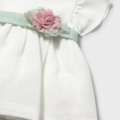 Alternative view of MAYORAL Φορεμα ζωνη 26-01886-048 Kρεμ-Μπλε