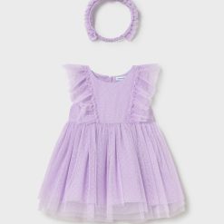 MAYORAL Φόρεμα από τούλι μωρό 26-01905-047 Μωβ