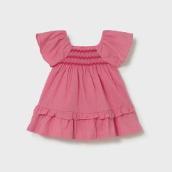 MAYORAL Φόρεμα με βολάν μωρό 26-01912-041 Ροζ