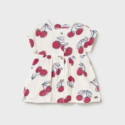 MAYORAL Φόρεμα με στάμπα μωρό 26-01921-065 Εκρού