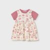 MAYORAL Φόρεμα με ζακετάκι μωρό 26-01922-069 Ρουζ
