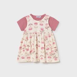 MAYORAL Φόρεμα με ζακετάκι μωρό 26-01922-069 Ρουζ