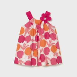 MAYORAL Φόρεμα με στάμπα μωρό 26-01991-090 Kόκκινο