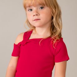 Alternative view of MAYORAL Ασύμμετρη μπλούζα κορίτσι 26-03017-092 Ροζ