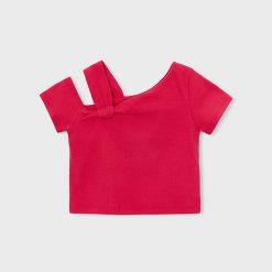 MAYORAL Ασύμμετρη μπλούζα κορίτσι 26-03017-092 Ροζ