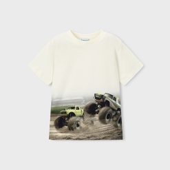 MAYORAL Μπλούζα αγόρι 26-03071-057 Γαλάζιο αυτοκίνητα